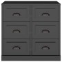 Black plywood sideboard 70x35.5x67.5 cm by vidaXL, Sideboards - Ref: Foro24-816433, Price: 104,82 €, Discount: %