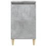 Mesita de noche madera contrachapada gris hormigón 40x35x70 cm de vidaXL, Mesitas de noche - Ref: Foro24-819636, Precio: 41,1...