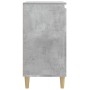 Mesita de noche madera contrachapada gris hormigón 40x35x70 cm de vidaXL, Mesitas de noche - Ref: Foro24-819636, Precio: 41,1...