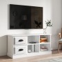 TV stand made of glossy white plywood 102x35.5x47.5cm by vidaXL, TV Furniture - Ref: Foro24-816178, Price: 73,98 €, Discount: %