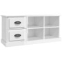 TV stand made of glossy white plywood 102x35.5x47.5cm by vidaXL, TV Furniture - Ref: Foro24-816178, Price: 73,98 €, Discount: %