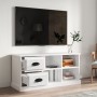 TV stand made of glossy white plywood 102x35.5x47.5cm by vidaXL, TV Furniture - Ref: Foro24-816178, Price: 73,98 €, Discount: %