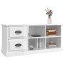 TV stand made of glossy white plywood 102x35.5x47.5cm by vidaXL, TV Furniture - Ref: Foro24-816178, Price: 73,98 €, Discount: %