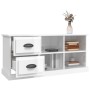 TV stand made of glossy white plywood 102x35.5x47.5cm by vidaXL, TV Furniture - Ref: Foro24-816178, Price: 73,98 €, Discount: %