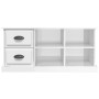 TV stand made of glossy white plywood 102x35.5x47.5cm by vidaXL, TV Furniture - Ref: Foro24-816178, Price: 73,98 €, Discount: %