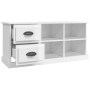 TV stand made of glossy white plywood 102x35.5x47.5cm by vidaXL, TV Furniture - Ref: Foro24-816178, Price: 73,98 €, Discount: %