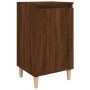 Mesita de noche madera contrachapada roble marrón 40x35x70 cm de vidaXL, Mesitas de noche - Ref: Foro24-819642, Precio: 42,29...