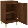 Mesita de noche madera contrachapada roble marrón 40x35x70 cm de vidaXL, Mesitas de noche - Ref: Foro24-819642, Precio: 42,29...