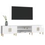 Hochglanzweißer TV-Schrank aus Sperrholz, 180 x 31,5 x 40 cm von vidaXL, TV-Möbel - Ref: Foro24-816258, Preis: 118,99 €, Raba...