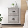 Wall-mounted bedside table set of 2 in concrete gray, 41.5x36x53 cm by vidaXL, Nightstands - Ref: Foro24-816401, Price: 82,69...