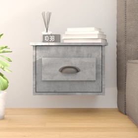 Concrete gray wall bedside table 41.5x36x28 cm by vidaXL, Nightstands - Ref: Foro24-816384, Price: 34,42 €, Discount: %