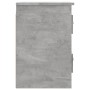 Mesita de noche de pared 2 uds gris hormigón 41,5x36x53 cm de vidaXL, Mesitas de noche - Ref: Foro24-816401, Precio: 82,69 €,...