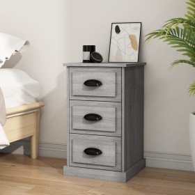 Sonoma gray plywood bedside table 39x39x67 cm by vidaXL, Nightstands - Ref: Foro24-816166, Price: 61,99 €, Discount: %