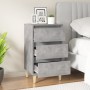 Bedside table made of gray concrete plywood 40x35x70 cm by vidaXL, Nightstands - Ref: Foro24-819664, Price: 52,16 €, Discount: %