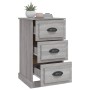 Sonoma gray plywood bedside table 39x39x67 cm by vidaXL, Nightstands - Ref: Foro24-816166, Price: 61,96 €, Discount: %