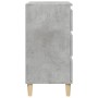 Mesita de noche madera contrachapada gris hormigón 40x35x70 cm de vidaXL, Mesitas de noche - Ref: Foro24-819664, Precio: 52,1...