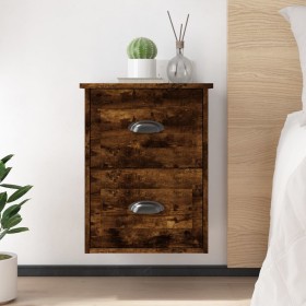 Wall bedside table 2 pcs smoked oak color 41.5x36x53cm by vidaXL, Nightstands - Ref: Foro24-816403, Price: 82,99 €, Discount: %