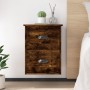 Wall bedside table 2 pcs smoked oak color 41.5x36x53cm by vidaXL, Nightstands - Ref: Foro24-816403, Price: 82,61 €, Discount: %