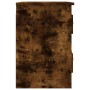 Mesita de noche de pared 2 uds color roble ahumado 41,5x36x53cm de vidaXL, Mesitas de noche - Ref: Foro24-816403, Precio: 82,...