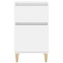 vidaxL Mesita de noche blanco brillante 40x35x70 cm de vidaXL, Mesitas de noche - Ref: Foro24-819696, Precio: 52,03 €, Descue...