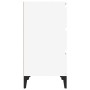 Mesita de noche madera contrachapada blanca 40x35x70 cm de vidaXL, Mesitas de noche - Ref: Foro24-819668, Precio: 40,51 €, De...