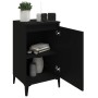 Mesita de noche madera contrachapada negro 40x35x70 cm de vidaXL, Mesitas de noche - Ref: Foro24-819646, Precio: 44,99 €, Des...