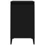 Mesita de noche madera contrachapada negro 40x35x70 cm de vidaXL, Mesitas de noche - Ref: Foro24-819646, Precio: 44,99 €, Des...