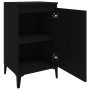 Black plywood nightstand 40x35x70 cm by vidaXL, Nightstands - Ref: Foro24-819646, Price: 44,59 €, Discount: %