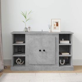 Aparador de madera contrachapada gris hormigón 100x35,5x60 cm de vidaXL, Aparadores - Ref: Foro24-816444, Precio: 100,04 €, D...