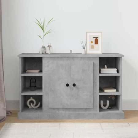 Concrete gray plywood sideboard 100x35.5x60 cm by vidaXL, Sideboards - Ref: Foro24-816444, Price: 100,04 €, Discount: %