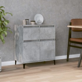 Gray concrete plywood sideboard 60x35x70 cm by vidaXL, Sideboards - Ref: Foro24-819688, Price: 66,04 €, Discount: %