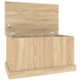 Sonoma oak plywood storage trunk 70x40x38 cm by vidaXL, Storage trunks - Ref: Foro24-816507, Price: 59,08 €, Discount: %