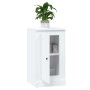 Aparador de madera contrachapada blanco 37,5x35,5x67,5 cm de vidaXL, Aparadores - Ref: Foro24-816200, Precio: 41,58 €, Descue...