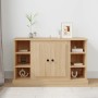 Aparador de madera contrachapada roble Sonoma 100x35,5x60 cm de vidaXL, Aparadores - Ref: Foro24-816443, Precio: 101,39 €, De...