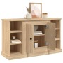 Aparador de madera contrachapada roble Sonoma 100x35,5x60 cm de vidaXL, Aparadores - Ref: Foro24-816443, Precio: 101,39 €, De...