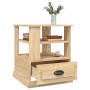 Sonoma oak plywood side table 50x50x60 cm by vidaXL, Side tables - Ref: Foro24-816411, Price: 71,69 €, Discount: %