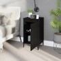 Nightstands 2 pcs black plywood 40x35x70 cm by vidaXL, Nightstands - Ref: Foro24-819647, Price: 78,46 €, Discount: %