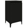 Nightstands 2 pcs black plywood 40x35x70 cm by vidaXL, Nightstands - Ref: Foro24-819647, Price: 78,46 €, Discount: %