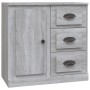 Sonoma gray plywood sideboard 70x35.5x67.5 cm by vidaXL, Sideboards - Ref: Foro24-816198, Price: 98,93 €, Discount: %