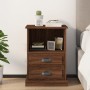 Brown oak nightstand 43x36x60 cm by vidaXL, Nightstands - Ref: Foro24-816342, Price: 59,92 €, Discount: %