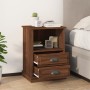 Brown oak nightstand 43x36x60 cm by vidaXL, Nightstands - Ref: Foro24-816342, Price: 59,92 €, Discount: %