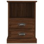 Brown oak nightstand 43x36x60 cm by vidaXL, Nightstands - Ref: Foro24-816342, Price: 59,92 €, Discount: %