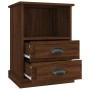 Brown oak nightstand 43x36x60 cm by vidaXL, Nightstands - Ref: Foro24-816342, Price: 59,92 €, Discount: %