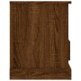 Oak brown plywood TV cabinet 93x35.5x45 cm by vidaXL, TV Furniture - Ref: Foro24-816471, Price: 66,24 €, Discount: %