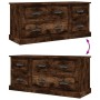 Smoked oak plywood TV cabinet 100x35.5x45cm by vidaXL, TV Furniture - Ref: Foro24-816453, Price: 89,81 €, Discount: %