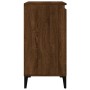 Mesita de noche madera contrachapada roble marrón 40x35x70 cm de vidaXL, Mesitas de noche - Ref: Foro24-819658, Precio: 44,99...