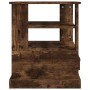 Smoked oak plywood side table 50x50x60 cm by vidaXL, Side tables - Ref: Foro24-816413, Price: 56,99 €, Discount: %