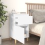 vidaxL White Nightstand 40x35x70 cm by vidaXL, Nightstands - Ref: Foro24-819692, Price: 55,15 €, Discount: %