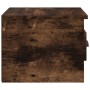 Mesita de noche de pared color roble ahumado 41,5x36x28 cm de vidaXL, Mesitas de noche - Ref: Foro24-816386, Precio: 34,41 €,...