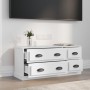 TV stand made of white plywood 100x35.5x45 cm by vidaXL, TV Furniture - Ref: Foro24-816448, Price: 81,40 €, Discount: %